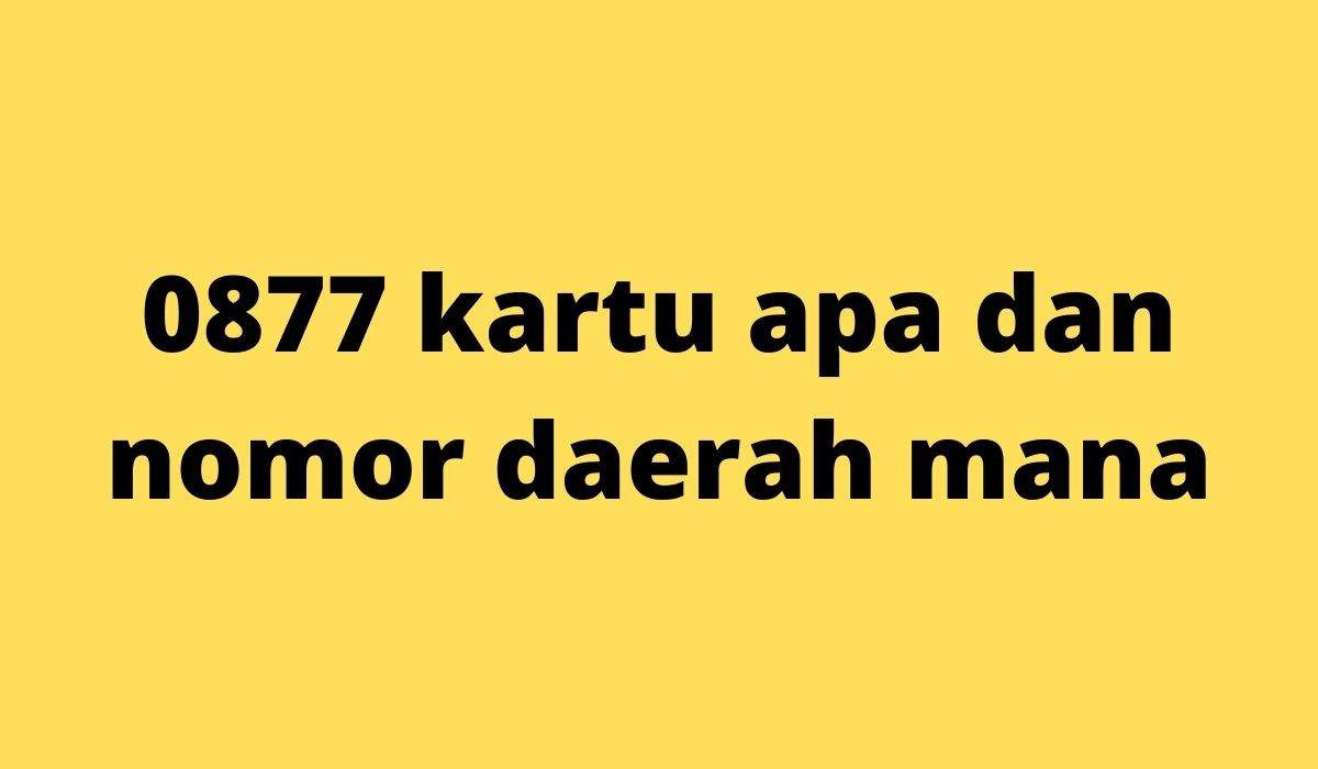 0877 kartu apa