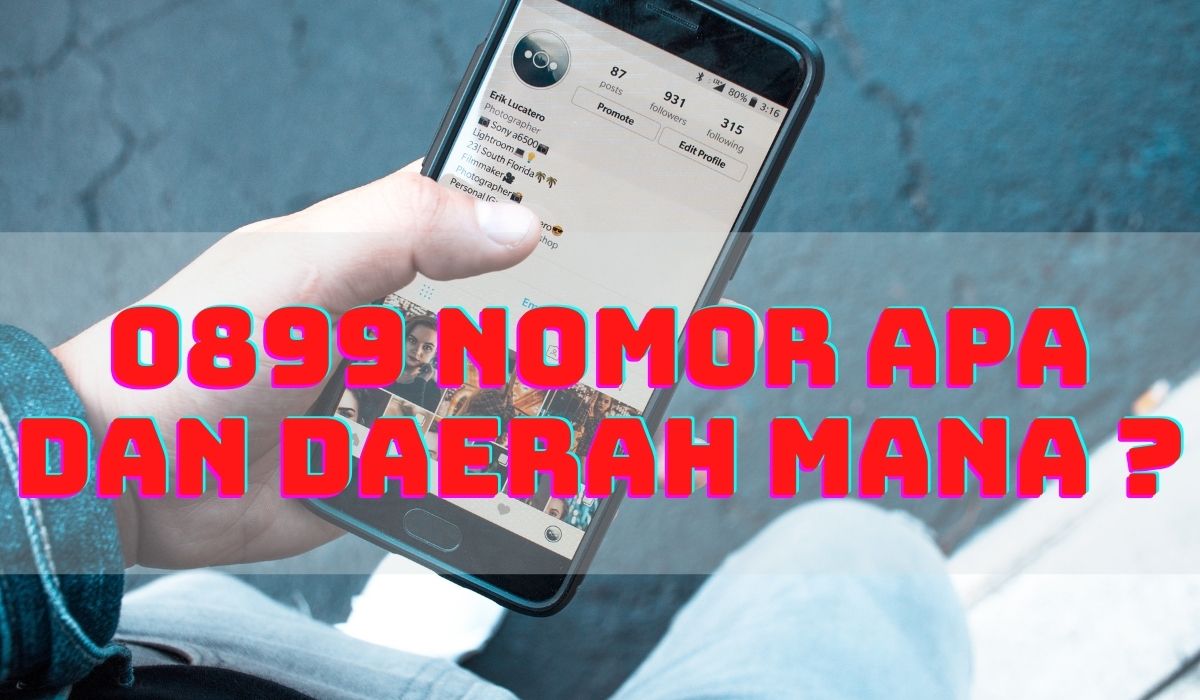 0899 nomor apa