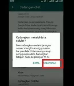 transfer data wa ke ponsel baru 