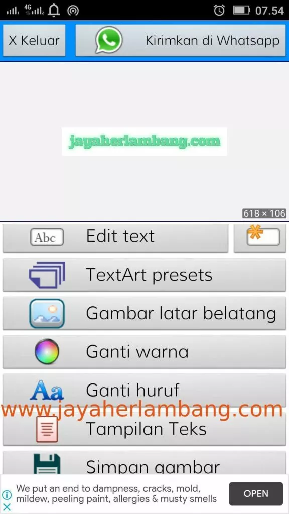 cara membikin tulisan berwarna di wa