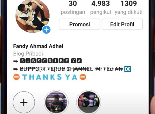 Cara Membuat Bio IG Keren