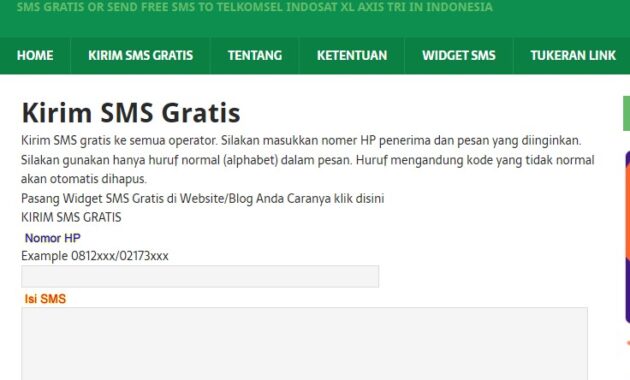 Trik SMS Gratis XYZ