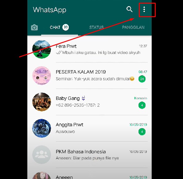 Cara menghapus sadap whatsapp