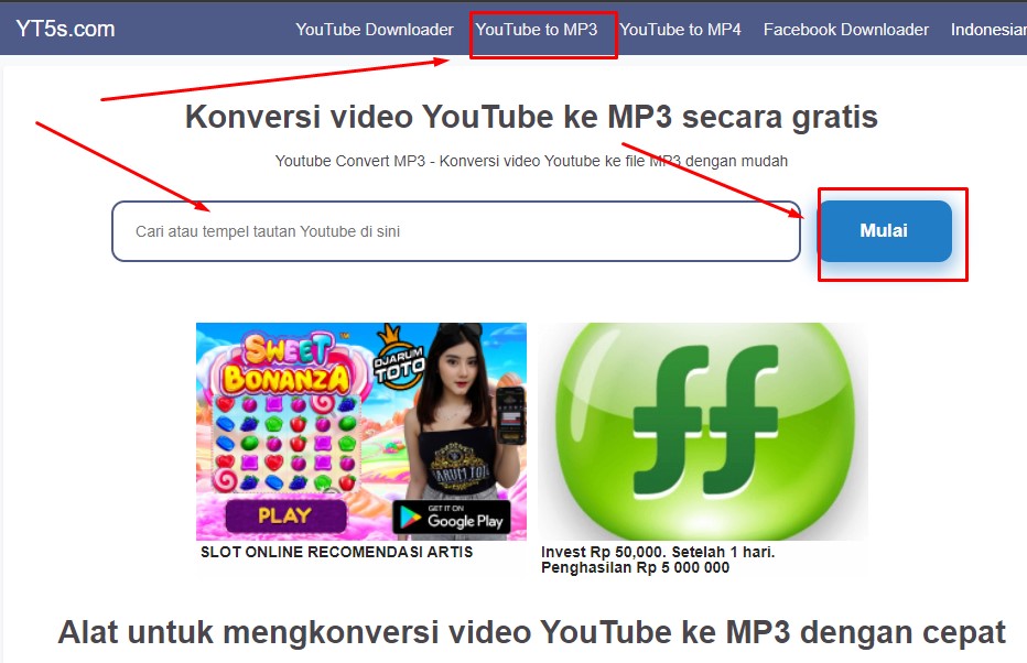 Cara download video youtube menjadi mp3