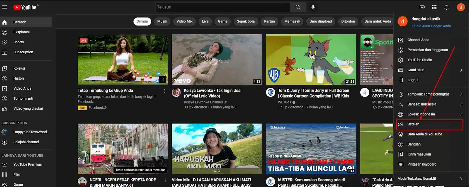 cara menyembunyikan subscriber Youtube