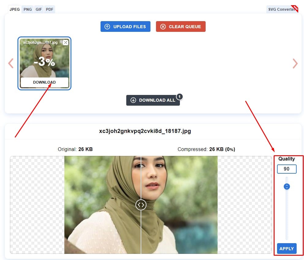 Cara mengubah ukuran foto menjadi 100kb di laptop