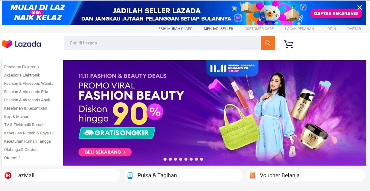 Cara Menghapus Riwayat Pesanan di Lazada