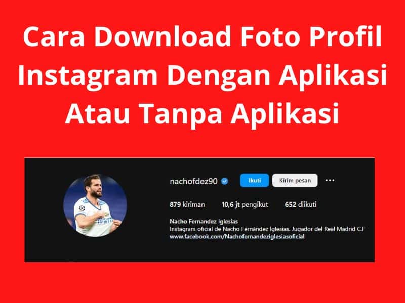 Cara Download profil IG tanpa aplikasi