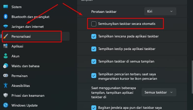 Kenapa tampilan menu di laptop tidak muncul?