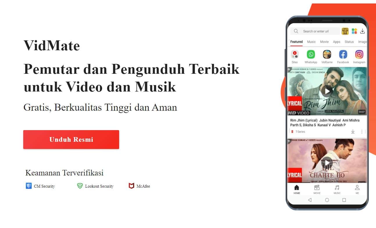 Aplikasi VidMate Yang Asli