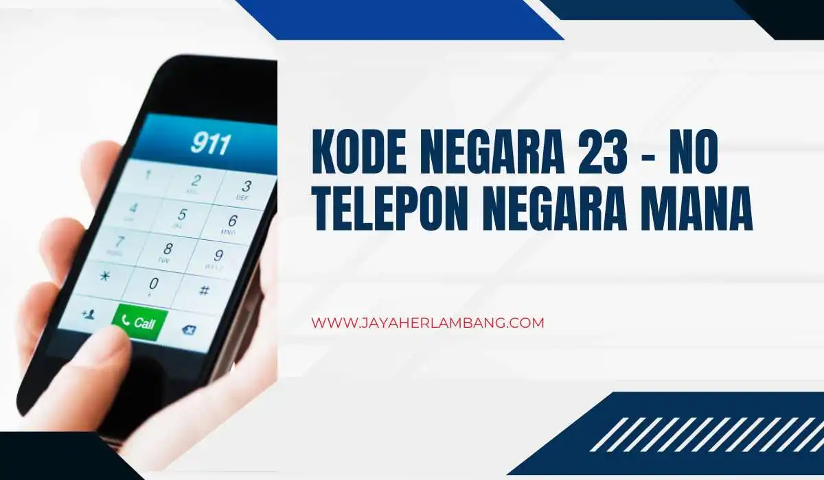 Kode Negara 23