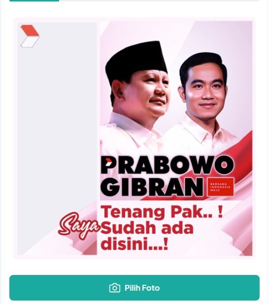 cara edit foto prabowo gibran 