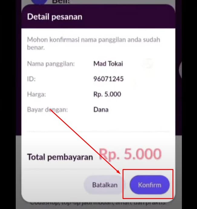 Cara Top Up Higgs Domino Pakai Dana