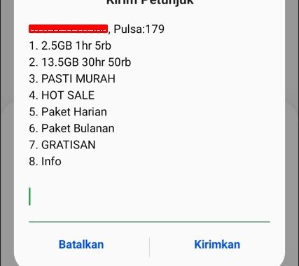 Cara Beli Paket Tri Pakai Pulsa Murah