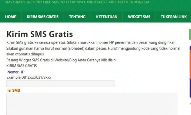 SMS Gratis XYZ