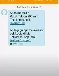 cek paket nelpon telkomsel