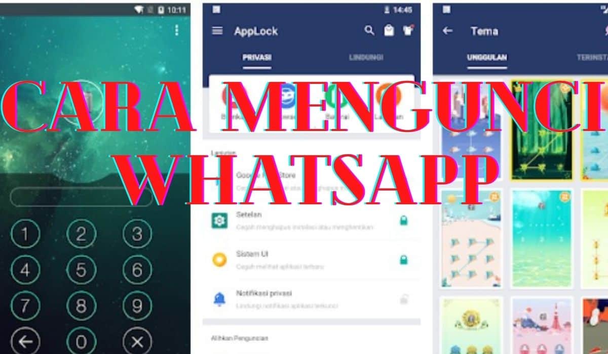 Cara Mengunci Whatsapp