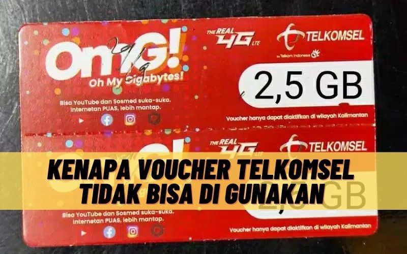 Kenapa voucher telkomsel tidak bisa digunakan