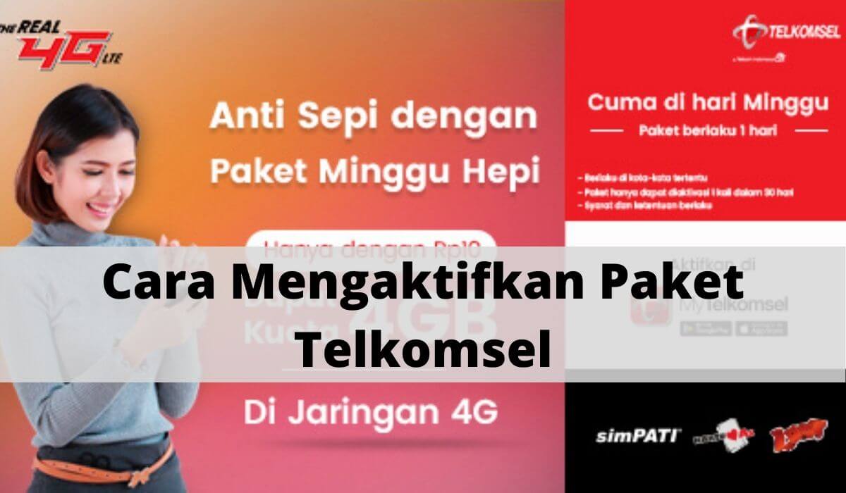 cara mengaktifkan paket telkomsel