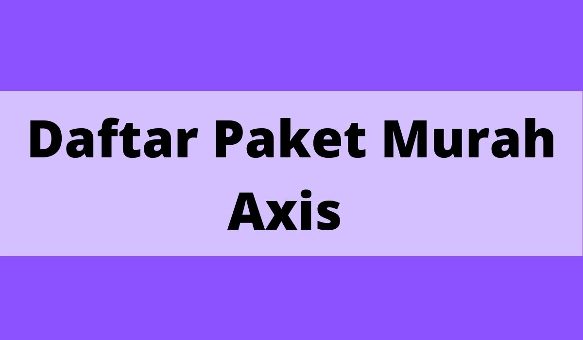 Paket Axis murah