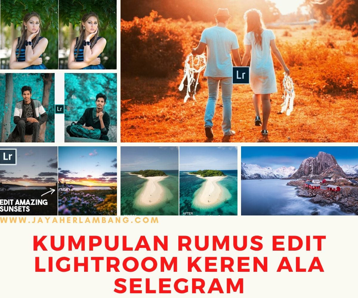 kumpulan rumus edit lightroom