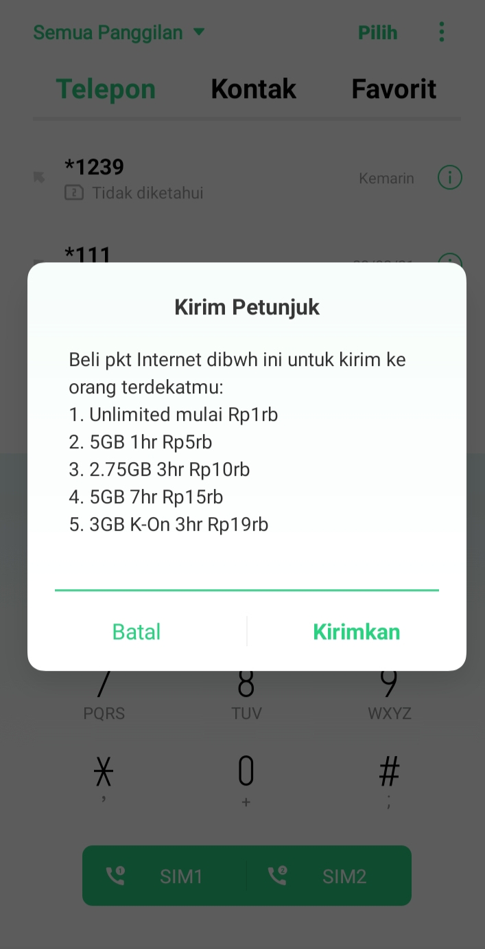 Cara Transfer Kuota Tri Ke Nomor Tri