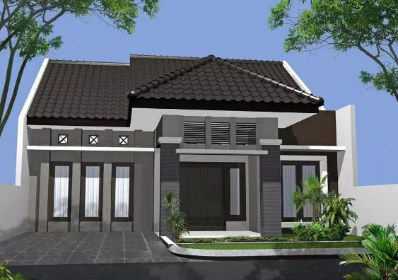 gambar rumah sederhana 2 lantai