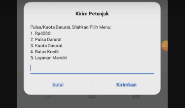 pulsa sos indosat untuk paket internet