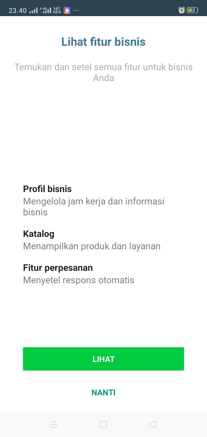 Cara membuat akun bisnis resmi whatsapp