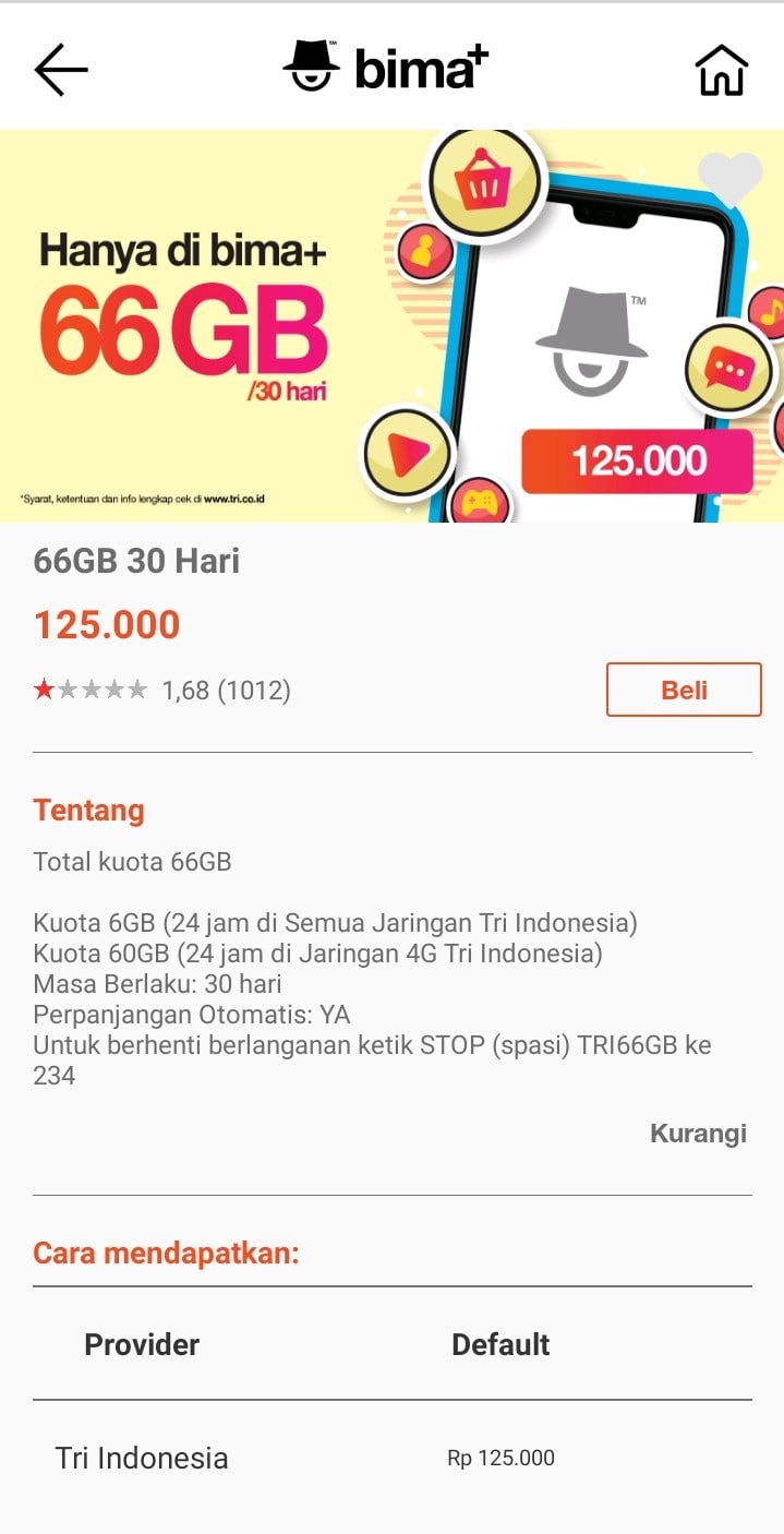 Cara daftar tri 66gb