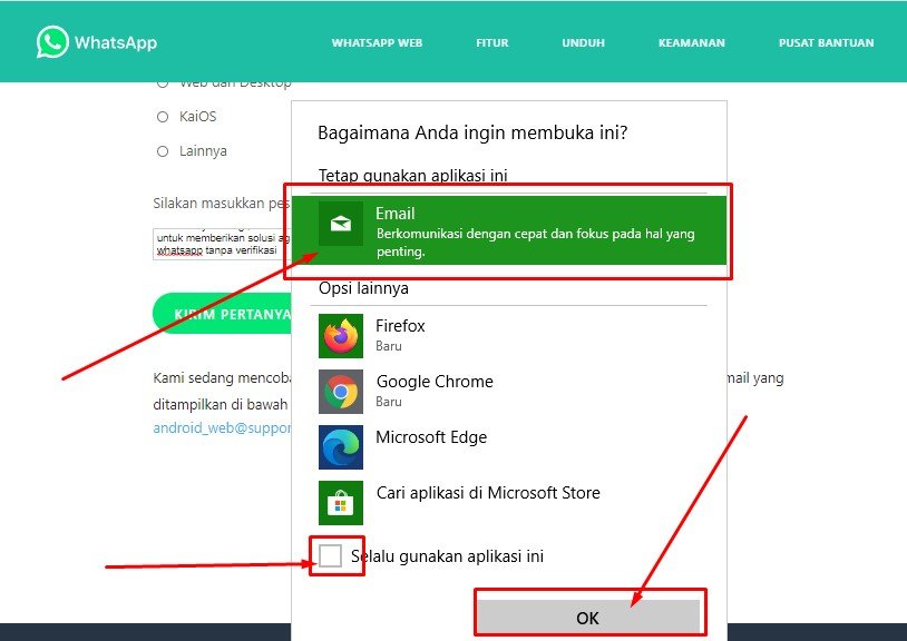 cara login whatsapp tanpa verifikasi