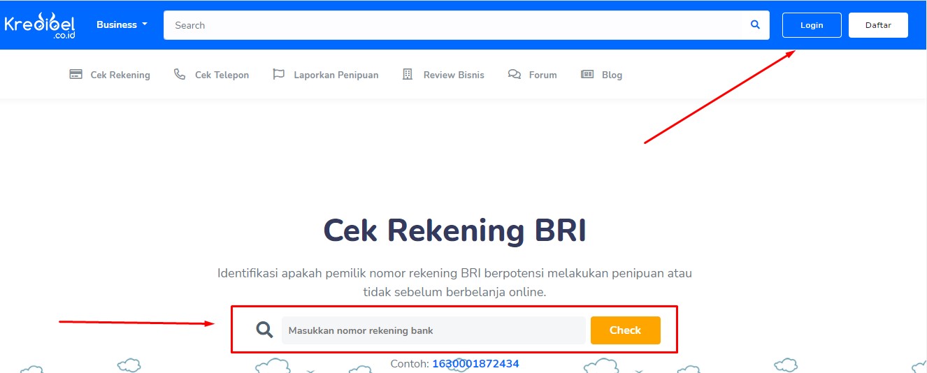 cek nama pemilik rekening