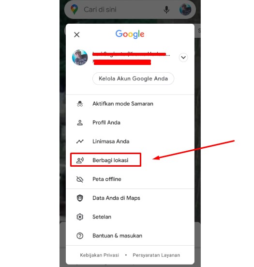 cara mengetahui posisi seseorang melalui google map tanpa di ketahui