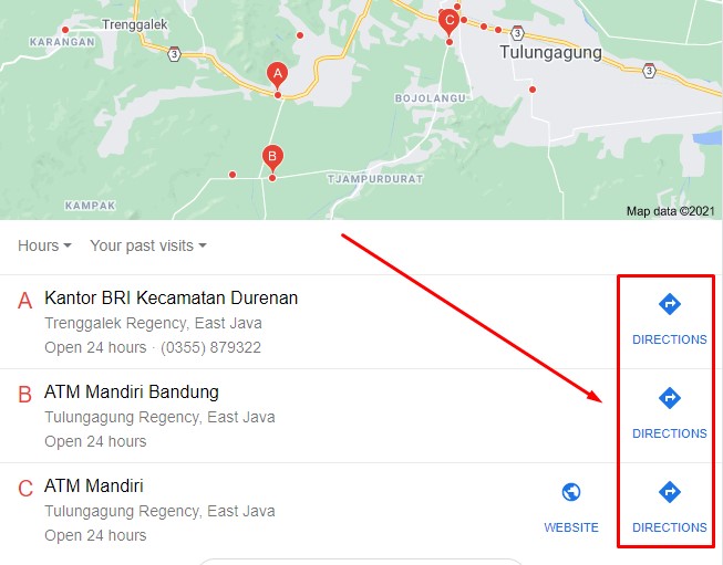 lokasi atm mandiri terdekat