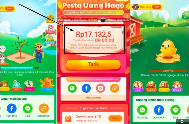 cara dapat pulsa dari hago