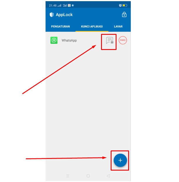 cara mengunci whatsapp 