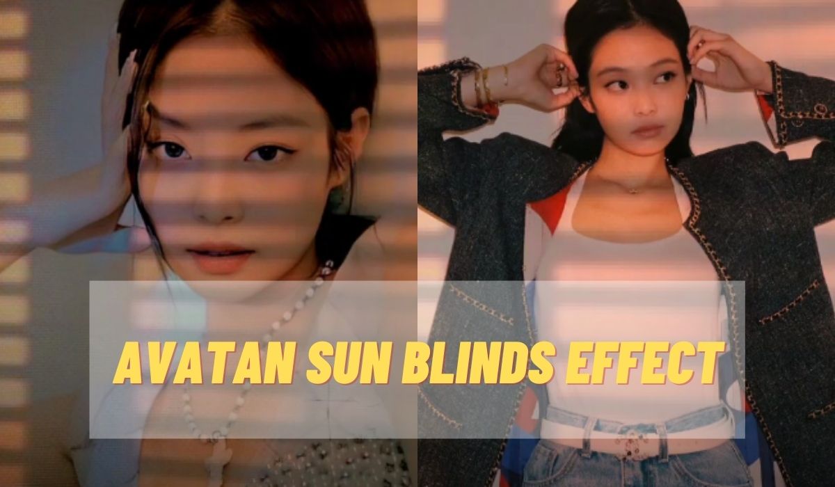 Avatan sun blinds effect