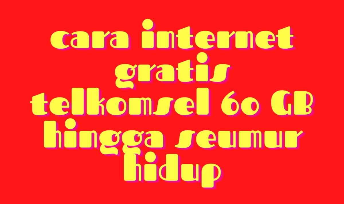 cara internet gratis telkomsel