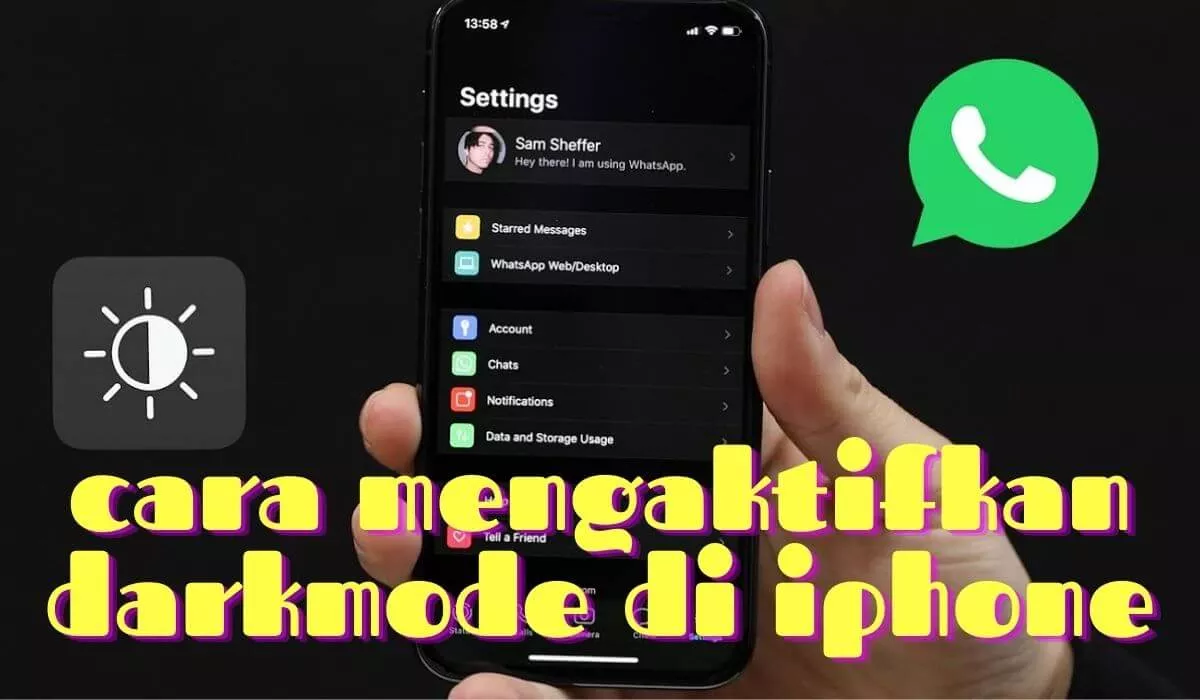 cara mengaktifkan dark mode di iphone