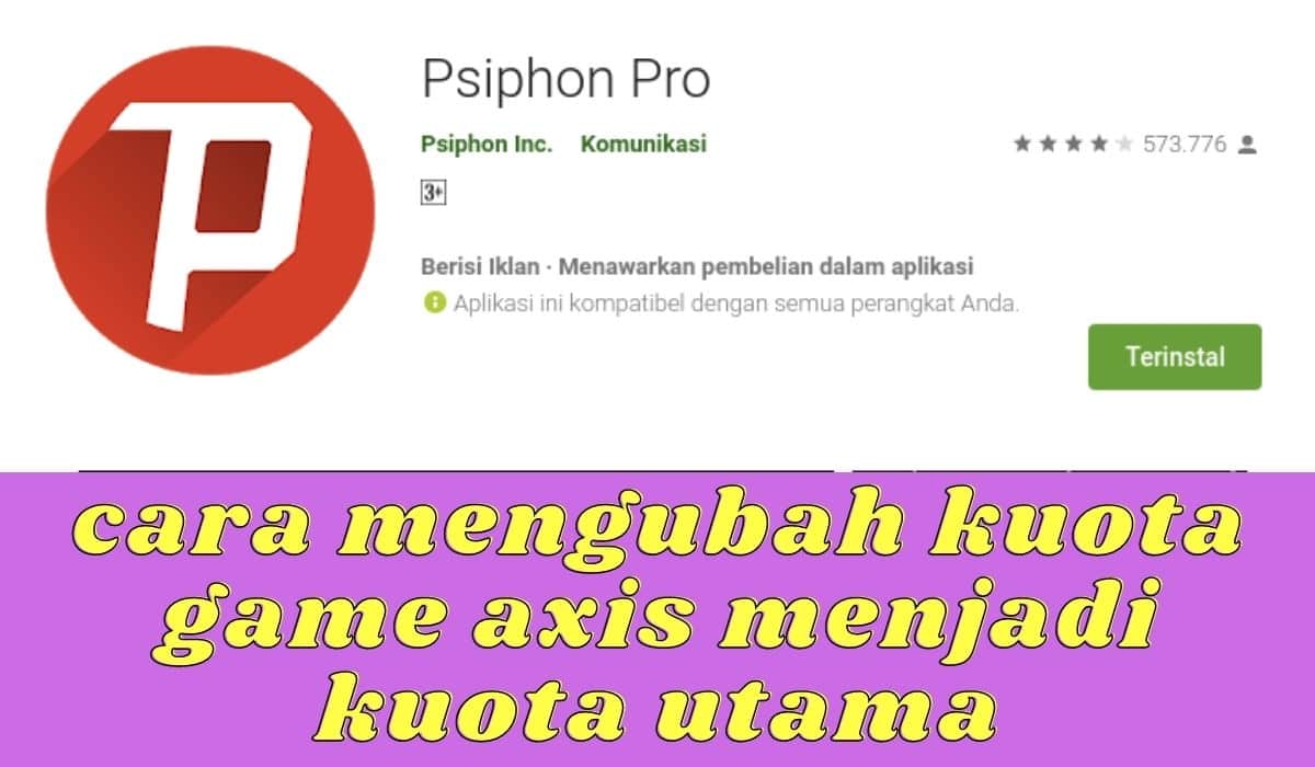 mengubah kuota game axis menjadi kuota utama