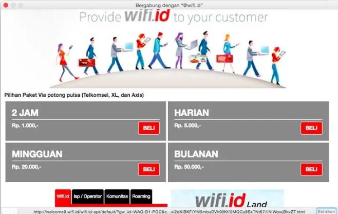 cara daftar wifi id dan cara login wifi id