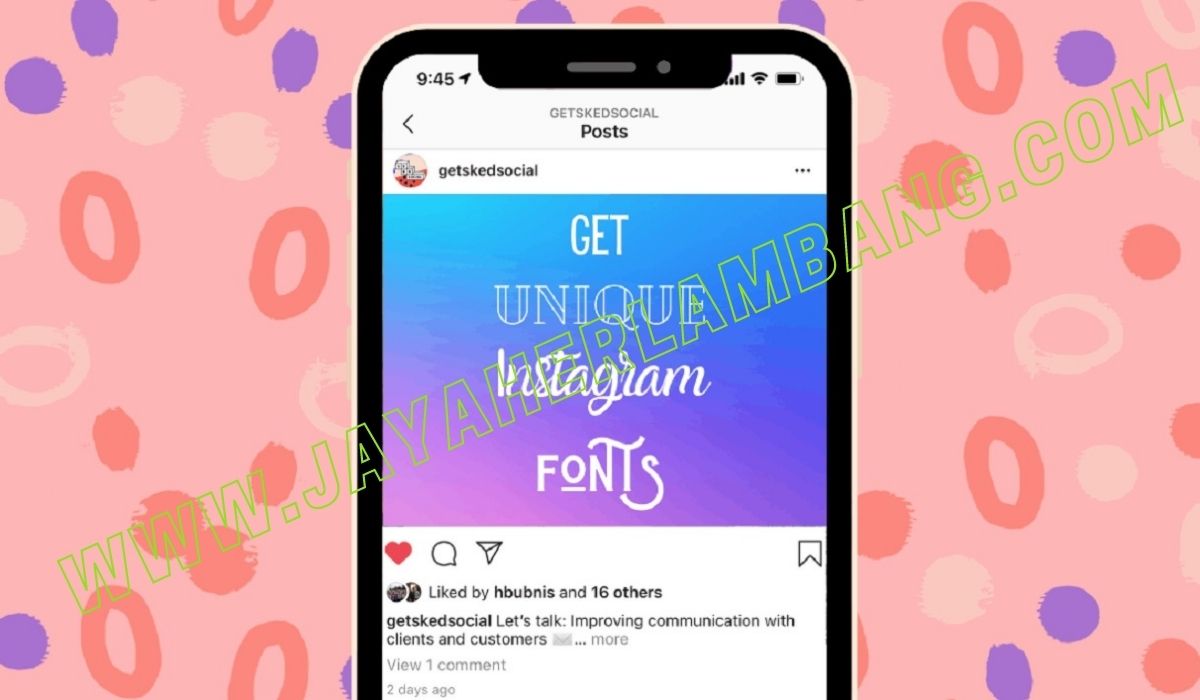 Cara Buat Tulisan Keren IG